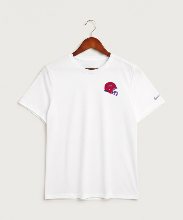 Kerkhoven-Murdock-Sunburg High School Football (Boys) - White Nike Swoosh Sleeve rLegend Tee NKDX8730
