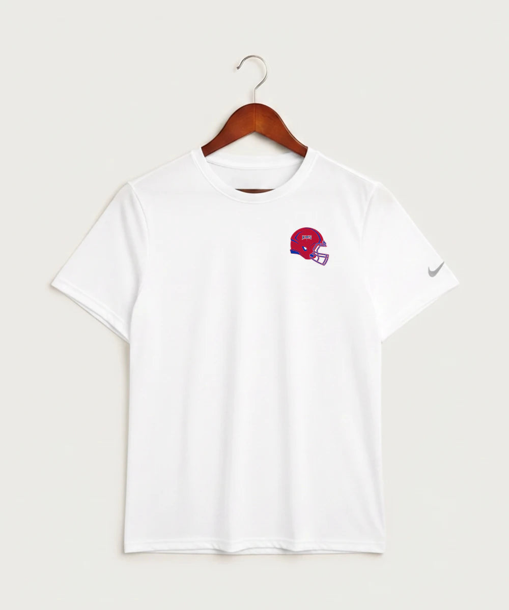 Kerkhoven-Murdock-Sunburg High School Football (Boys) - White Nike Swoosh Sleeve rLegend Tee NKDX8730