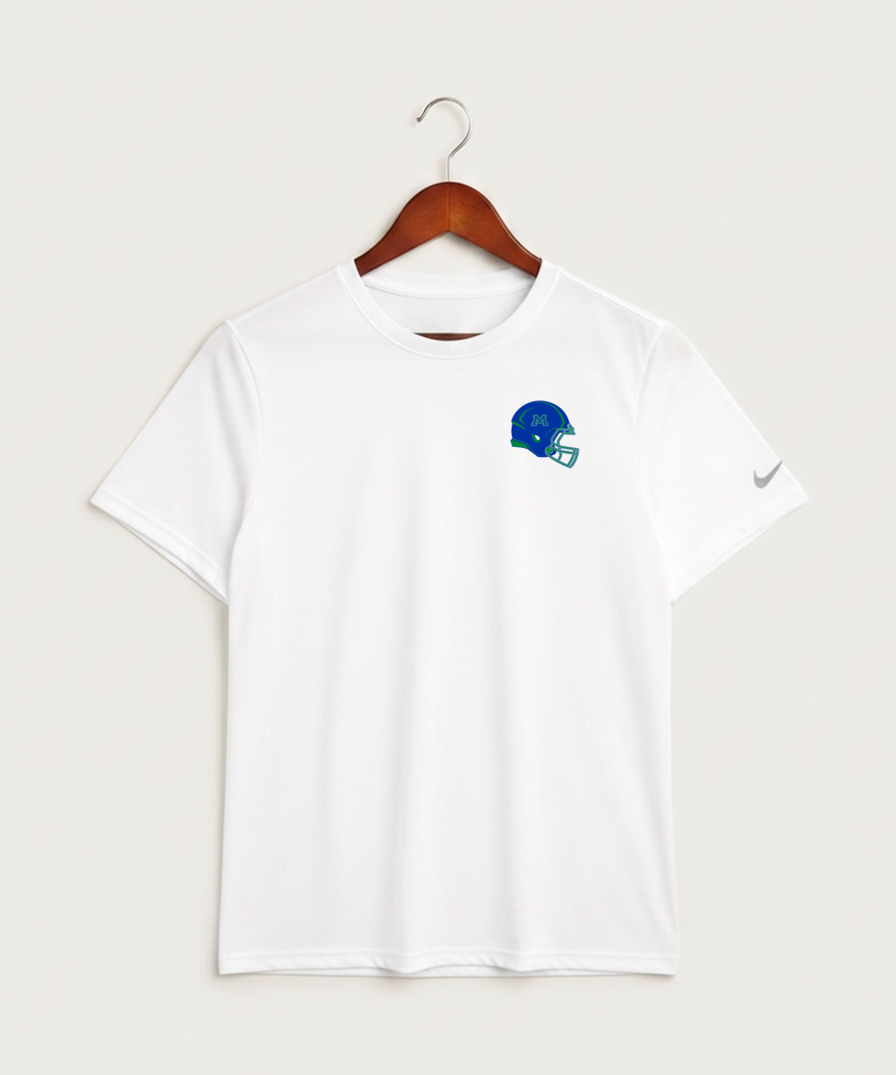 Minnewaska Area High School Football (Boys) - White Nike Swoosh Sleeve rLegend Tee NKDX8730