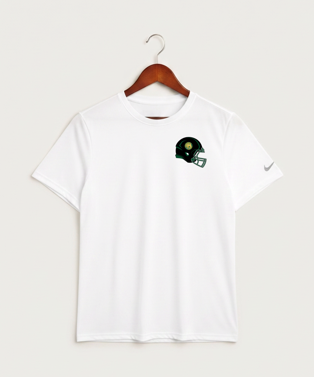 Rushford Peterson High School Football (Boys) - White Nike Swoosh Sleeve rLegend Tee NKDX8730