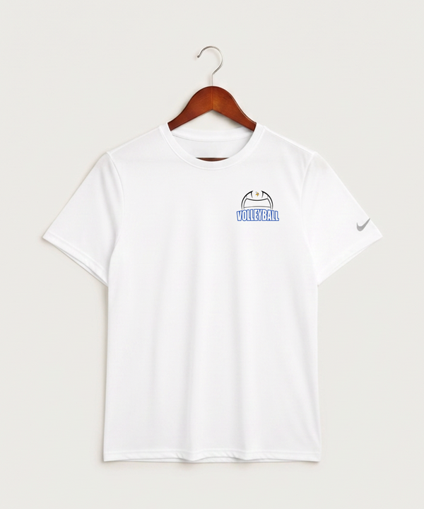 Hayfield High School Volleyball (Girls) - White Nike Swoosh Sleeve rLegend Tee NKDX8730