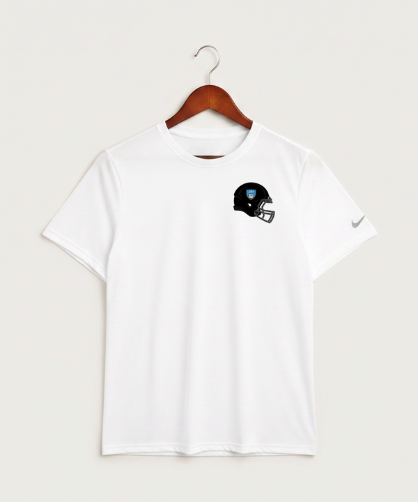 Janesville Waldorf Pemberton Football (Boys) - White Nike Swoosh Sleeve rLegend Tee NKDX8730
