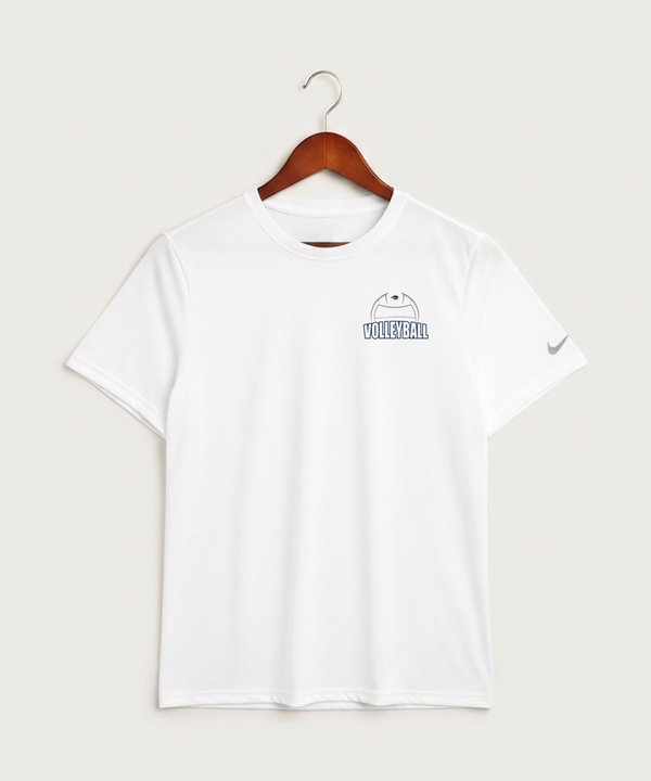 Zumbrota Mazeppa High School Volleyball (Girls) - White Nike Swoosh Sleeve rLegend Tee NKDX8730