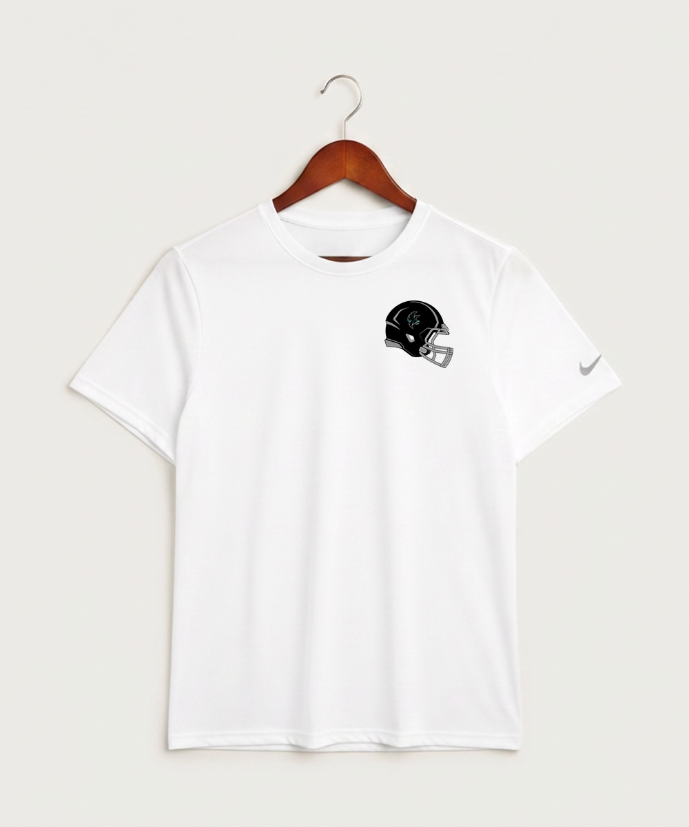 Alden-Conger-Glenville Emmons High School Football (Boys) - White Nike Swoosh Sleeve rLegend Tee NKDX8730