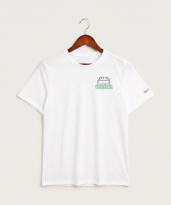 Pipestone Area High School Volleyball (Girls) - White Nike Swoosh Sleeve rLegend Tee NKDX8730