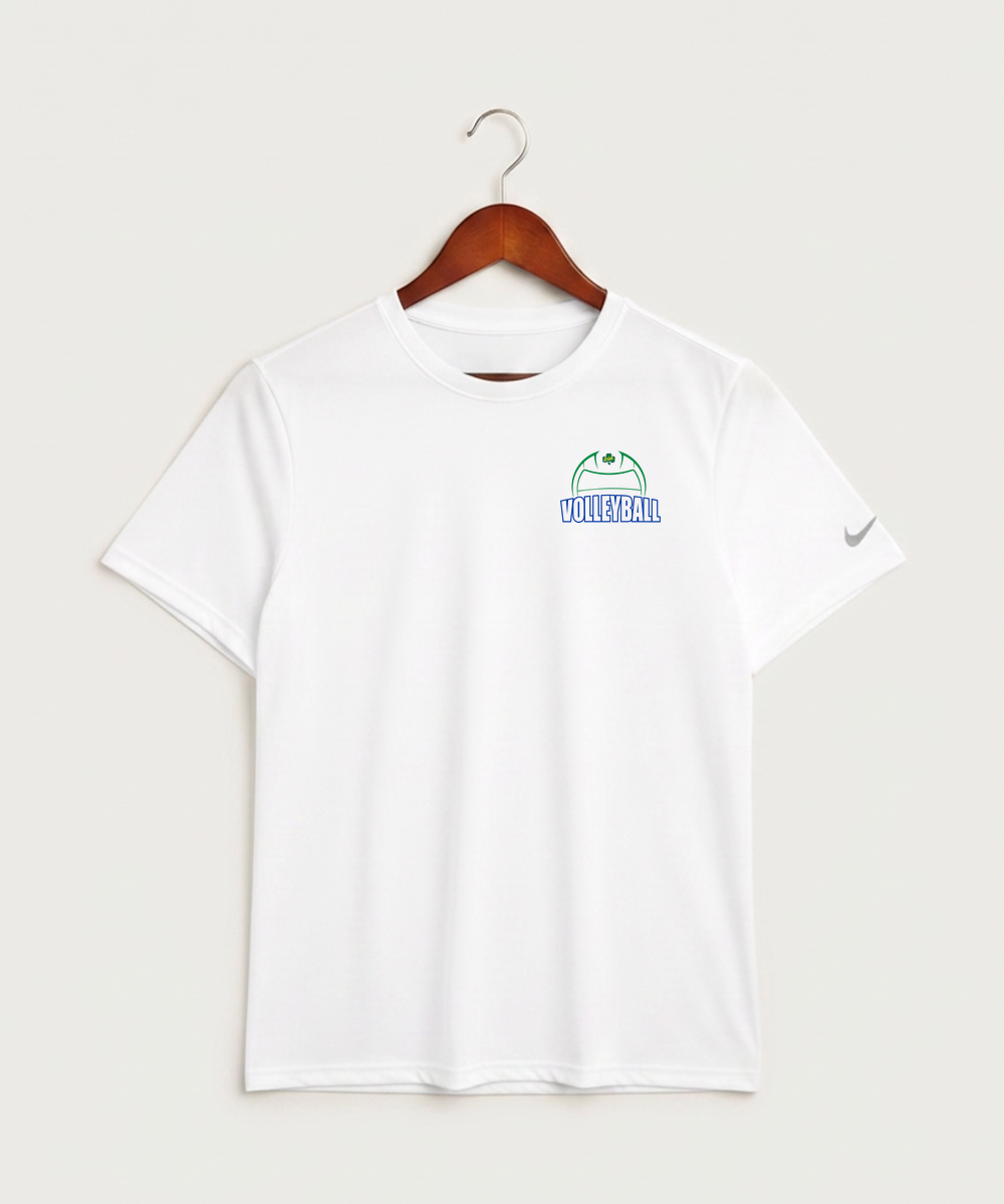 Rosemount High School Volleyball (Girls) - White Nike Swoosh Sleeve rLegend Tee NKDX8730