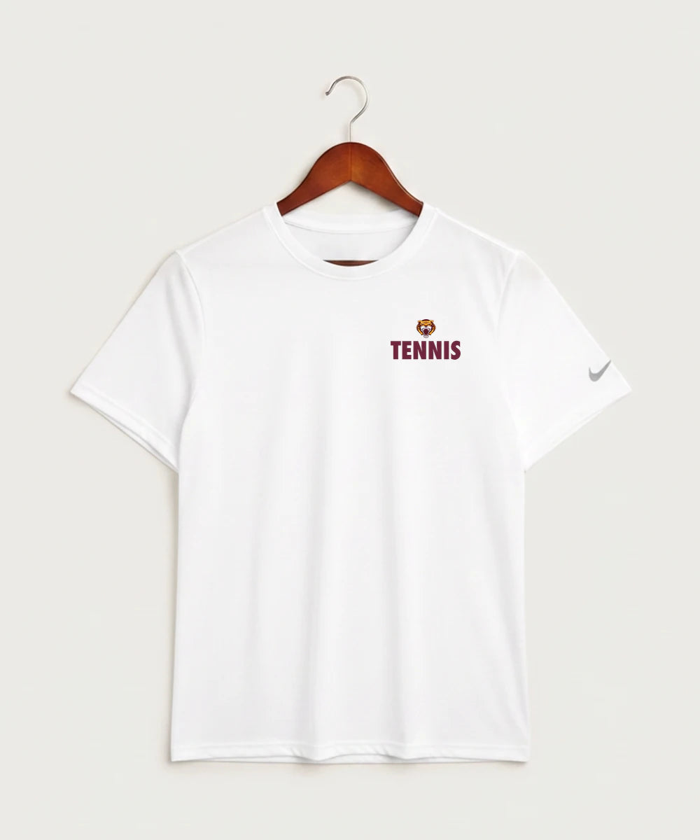 Stewartville High School Tennis (Coed) - White Nike Swoosh Sleeve rLegend Tee NKDX8730