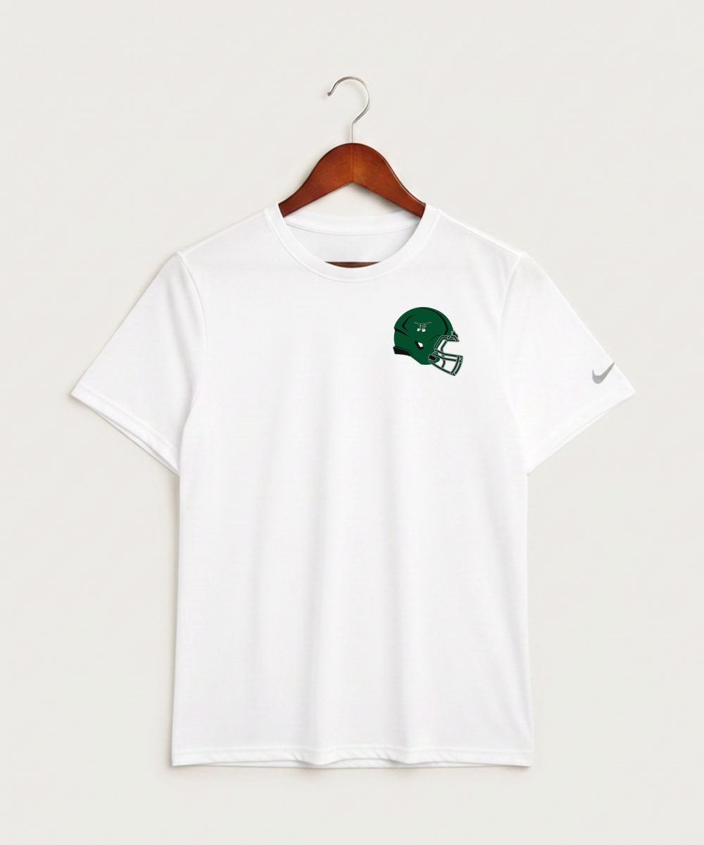 West Fargo High School Football (Boys) - White Nike Swoosh Sleeve rLegend Tee NKDX8730