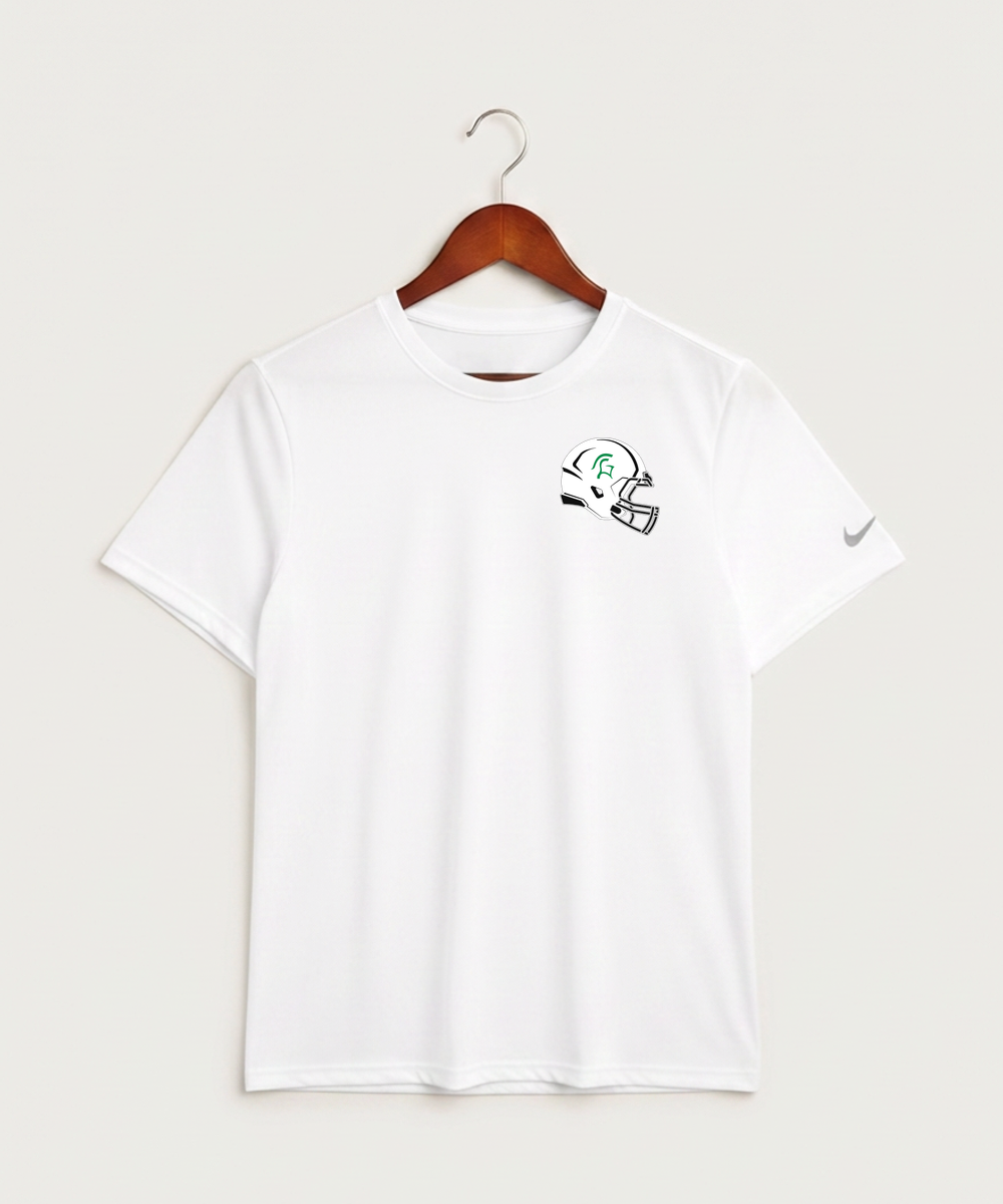 La Crescent High School Football (Boys) - White Nike Swoosh Sleeve rLegend Tee NKDX8730