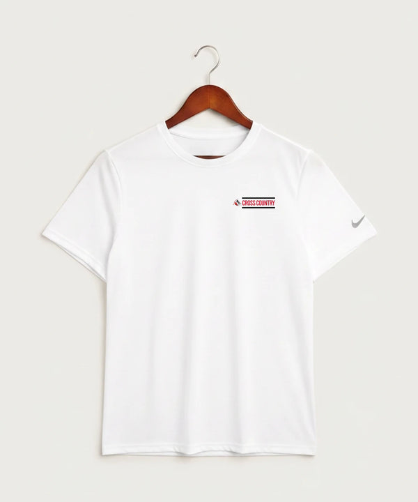 John Marshall High School Cross Country (Coed) - White Nike Swoosh Sleeve rLegend Tee NKDX8730