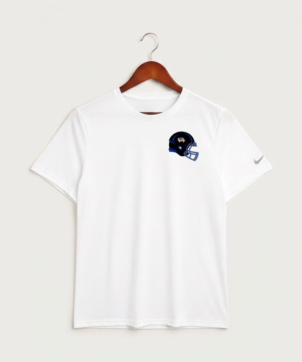 Wadena Deer Creek High School Football (Boys) - White Nike Swoosh Sleeve rLegend Tee NKDX8730