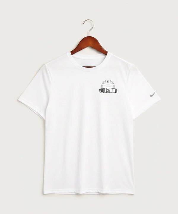 Kingsland High School Volleyball (Girls) - White Nike Swoosh Sleeve rLegend Tee NKDX8730