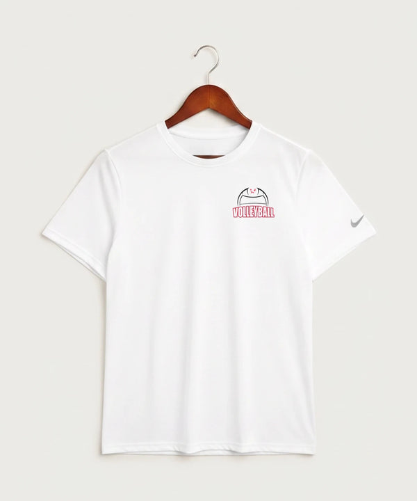 Wabasha Kellogg High School Volleyball (Girls) - White Nike Swoosh Sleeve rLegend Tee NKDX8730