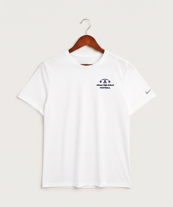 Albany High School Football (Boys) - White Nike Swoosh Sleeve rLegend Tee NKDX8730