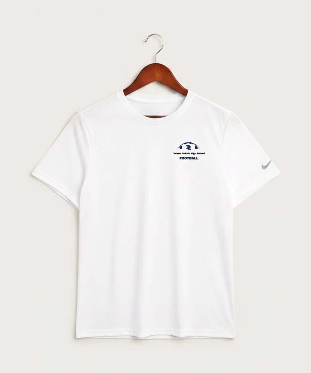 Dassel Cokato High School Football (Boys) - White Nike Swoosh Sleeve rLegend Tee NKDX8730