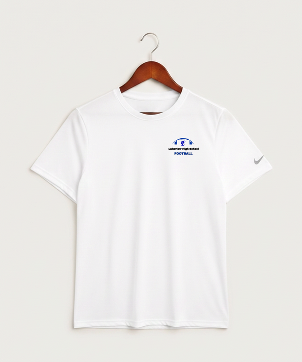 Lakeview High School Football (Boys) - White Nike Swoosh Sleeve rLegend Tee NKDX8730