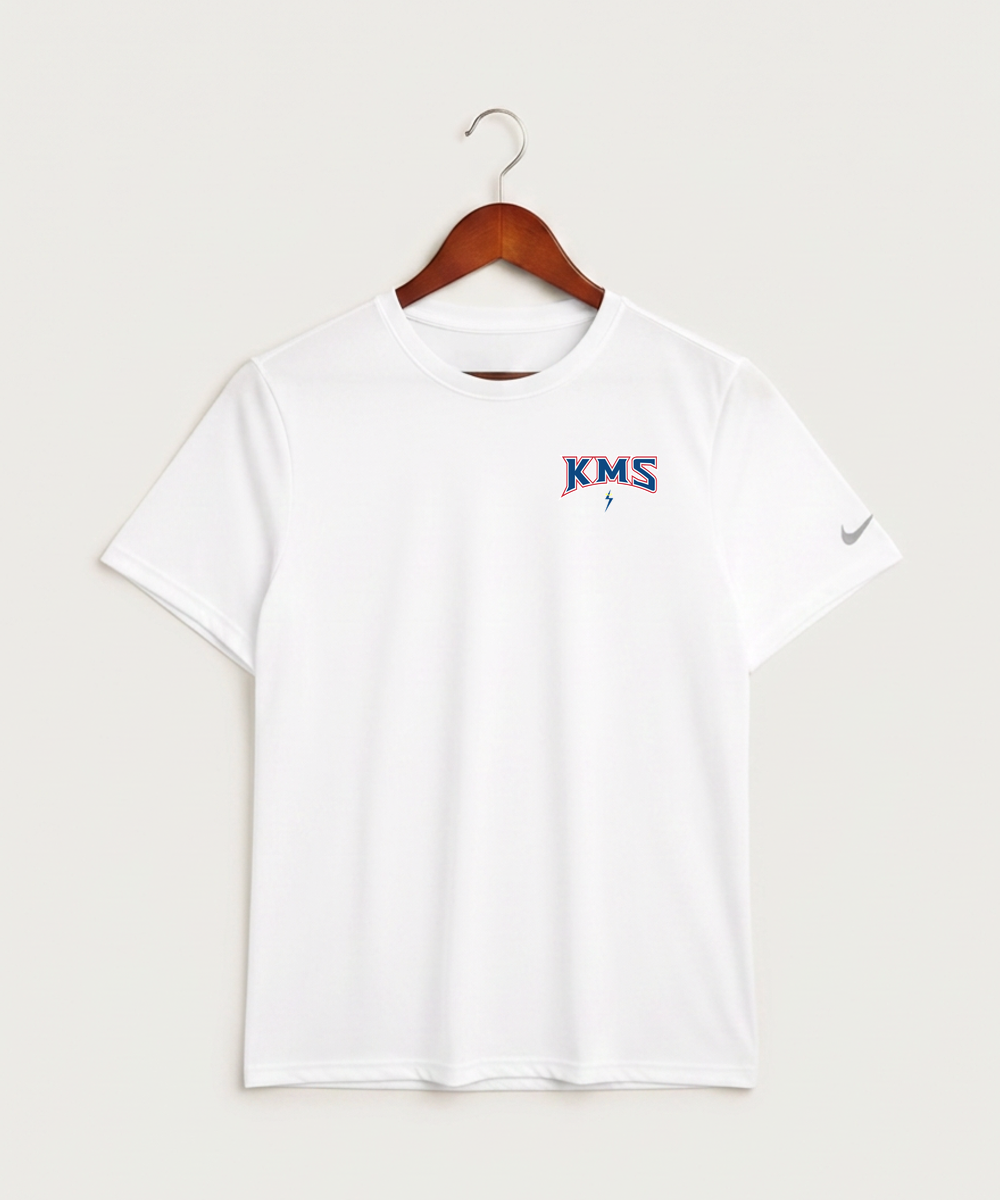 Kerkhoven-Murdock-Sunburg High School Football (Boys) - White Nike Swoosh Sleeve rLegend Tee NKDX8730