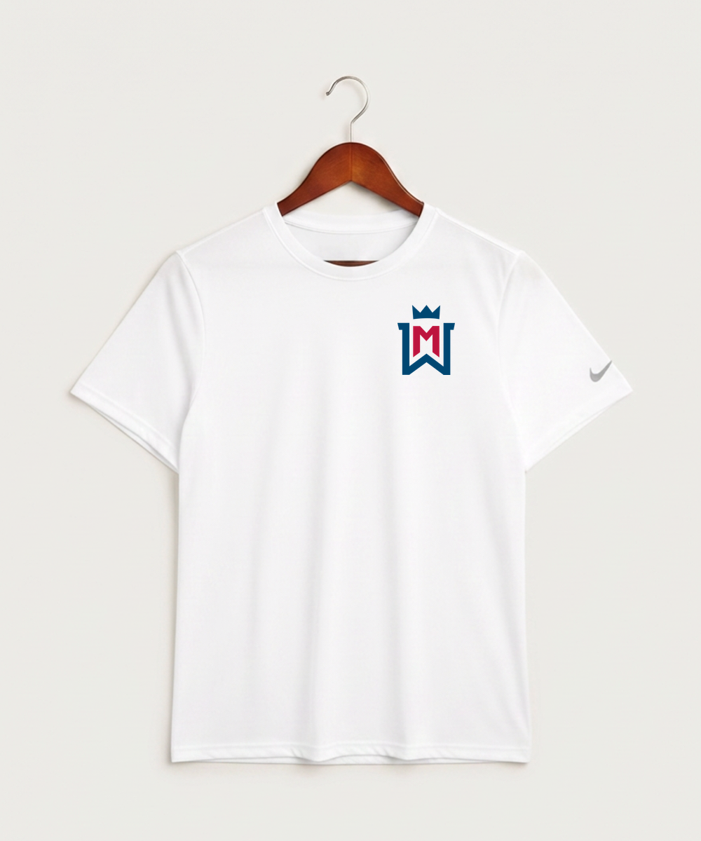 Watertown Mayer High School Football (Boys) - White Nike Swoosh Sleeve rLegend Tee NKDX8730