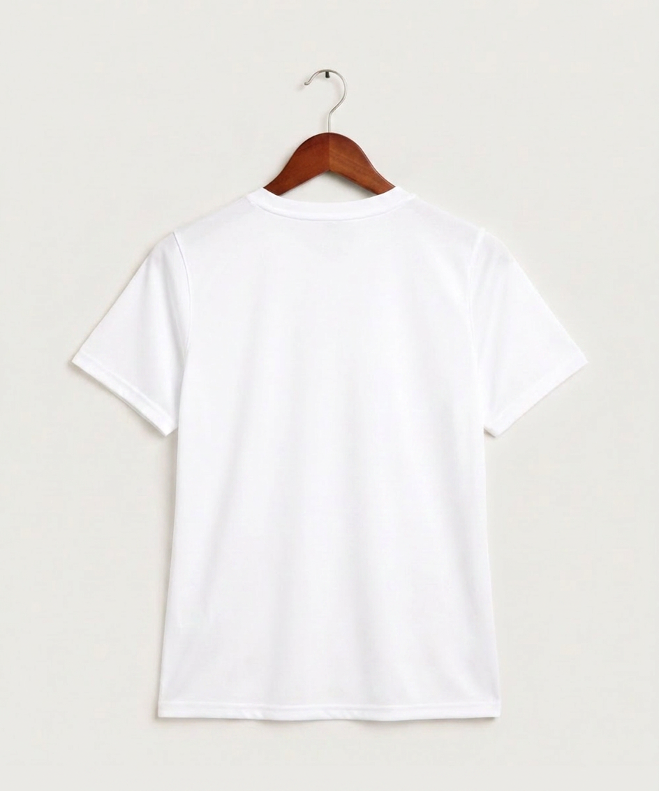 Janesville Waldorf Pemberton Volleyball (Girls) - White Nike Youth Swoosh Sleeve rLegend Tee NKDX8787 (back)