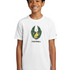 DC Everest Middle School Football — example store - White Nike Youth Swoosh Sleeve rLegend Tee NKDX8787