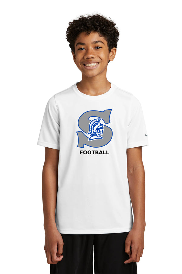 Southwest Football - White Nike Youth Swoosh Sleeve rLegend Tee NKDX8787