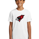 Willmar Athletics - White Nike Youth Swoosh Sleeve rLegend Tee NKDX8787