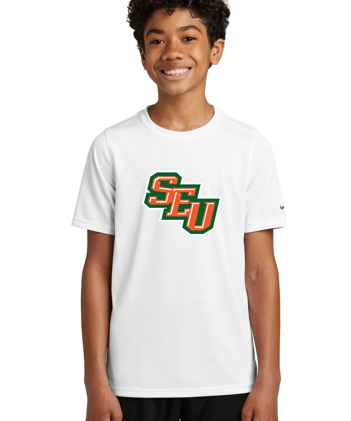 Sleepy Eye United Football - White Nike Youth Swoosh Sleeve rLegend Tee NKDX8787