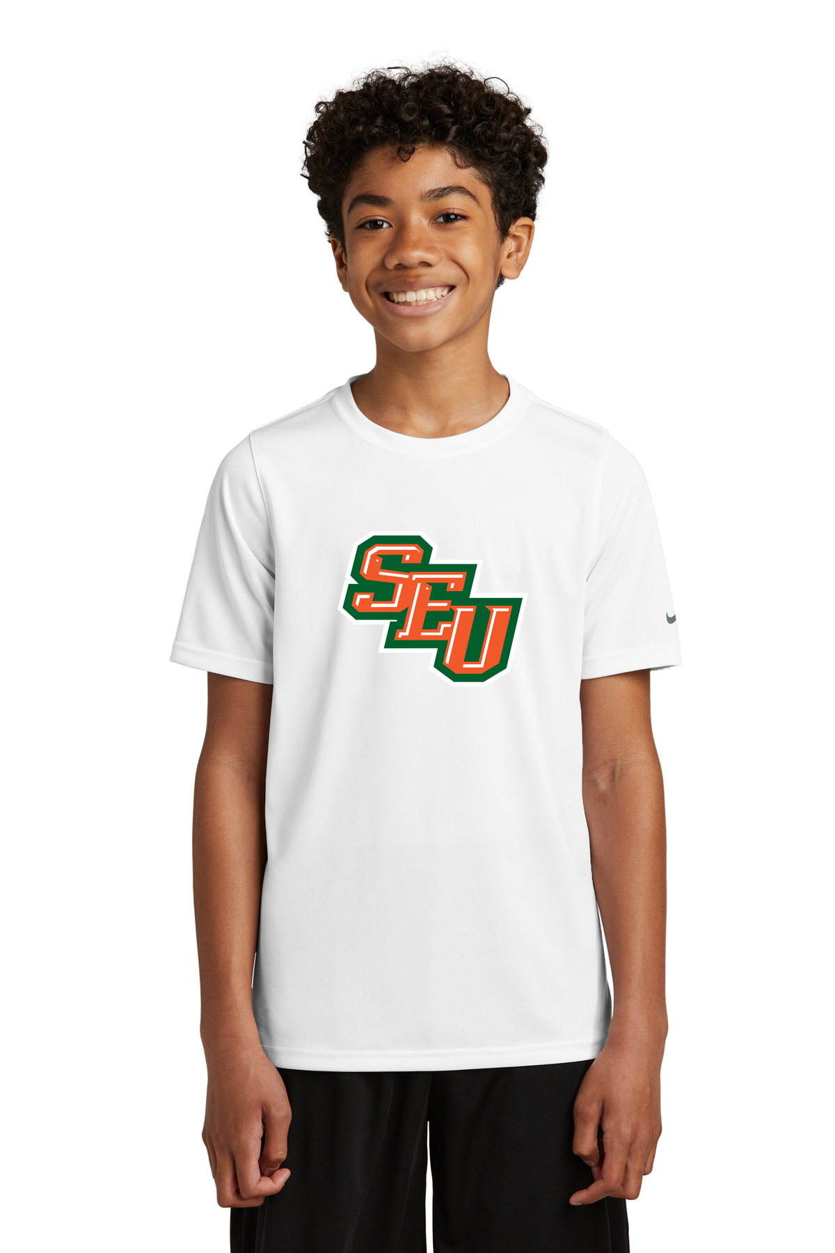 Sleepy Eye United Football - White Nike Youth Swoosh Sleeve rLegend Tee NKDX8787