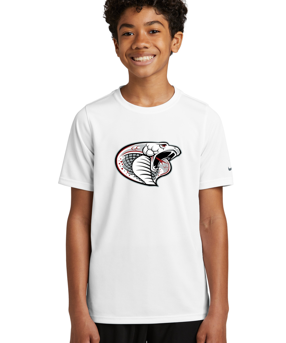 Triton Volleyball - White Nike Youth Swoosh Sleeve rLegend Tee NKDX8787
