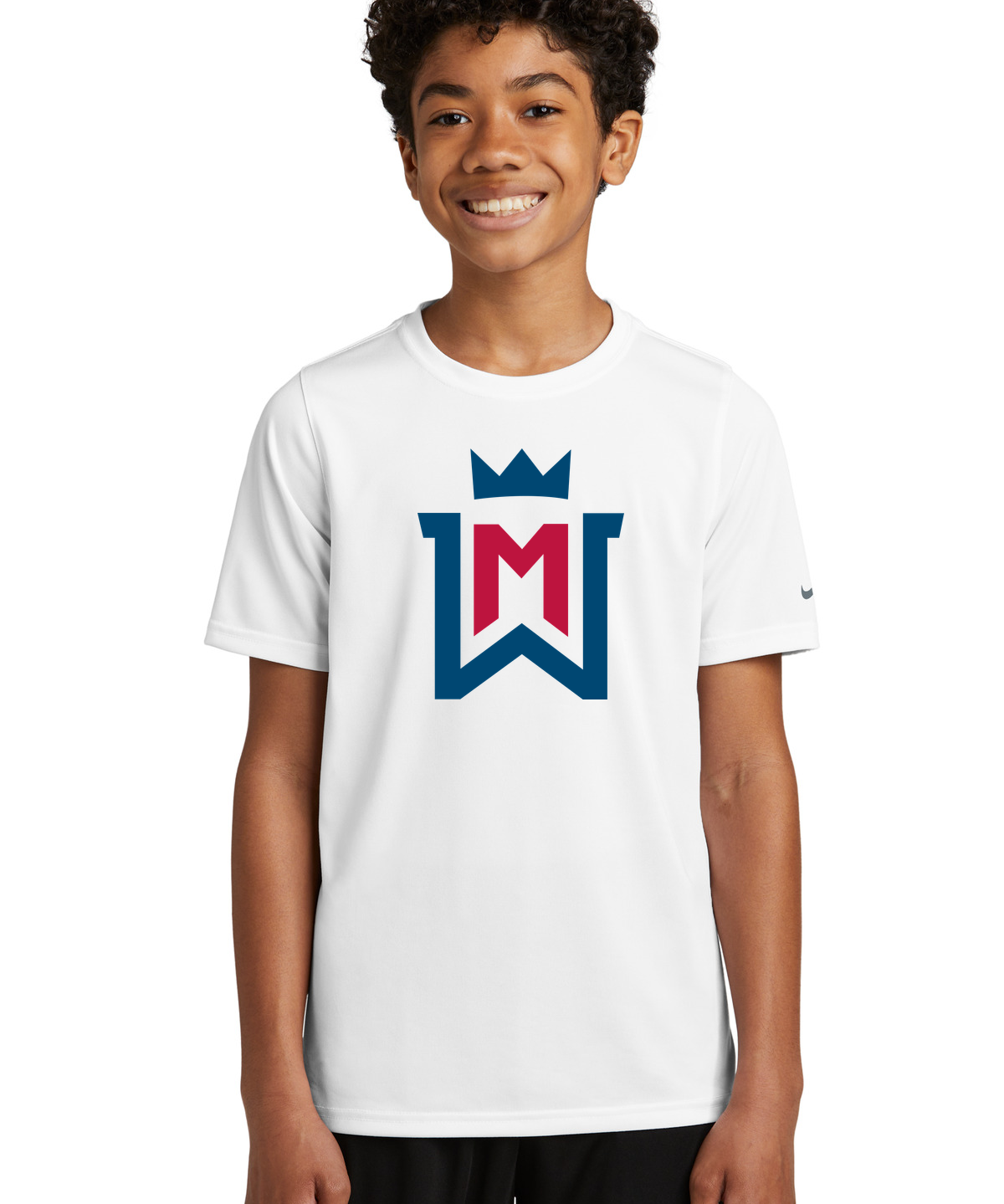 Watertown-Mayer Football - White Nike Youth Swoosh Sleeve rLegend Tee NKDX8787