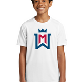 Watertown-Mayer Football - White Nike Youth Swoosh Sleeve rLegend Tee NKDX8787