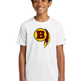 Benson Football - White Nike Youth Swoosh Sleeve rLegend Tee NKDX8787