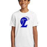 Lakeview Football - White Nike Youth Swoosh Sleeve rLegend Tee NKDX8787