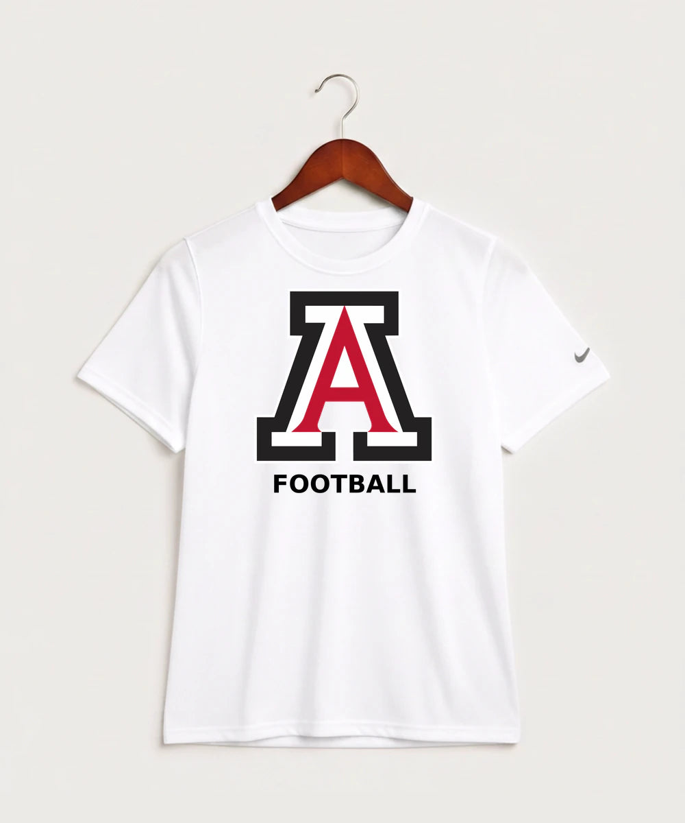 Amboy Football general - White Nike Youth Swoosh Sleeve rLegend Tee NKDX8787