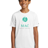 Mac Dental Business - White Nike Youth Swoosh Sleeve rLegend Tee NKDX8787