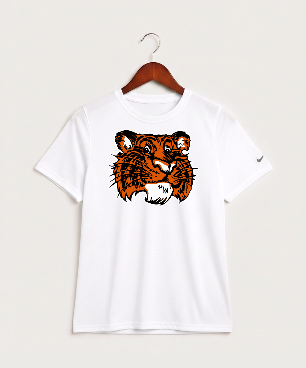 Browerville Public High School Athletics Coed - White Nike Youth Swoosh Sleeve rLegend Tee NKDX8787