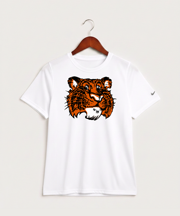 Browerville Public High School Athletics Coed - White Nike Youth Swoosh Sleeve rLegend Tee NKDX8787