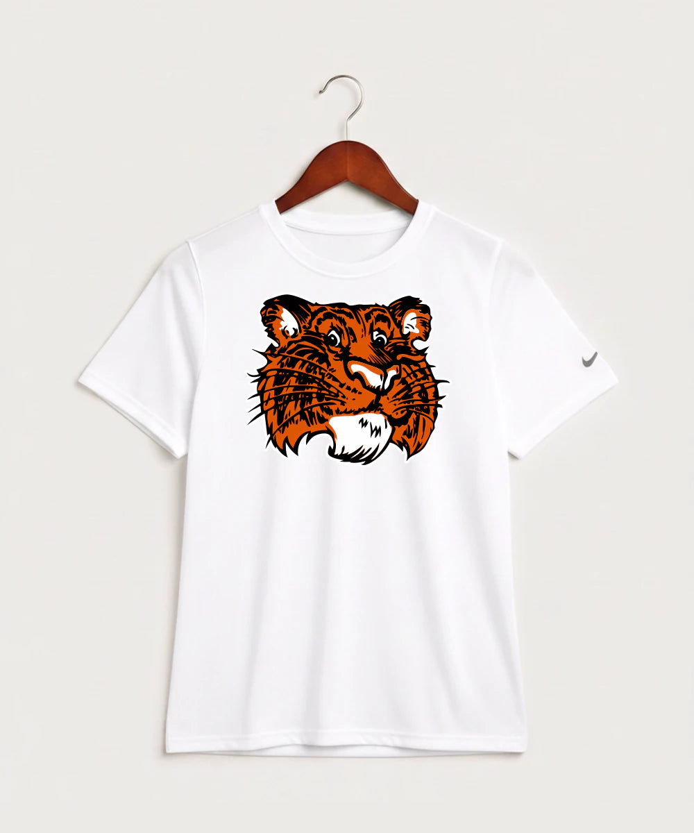 Browerville Public High School Athletics Coed - White Nike Youth Swoosh Sleeve rLegend Tee NKDX8787