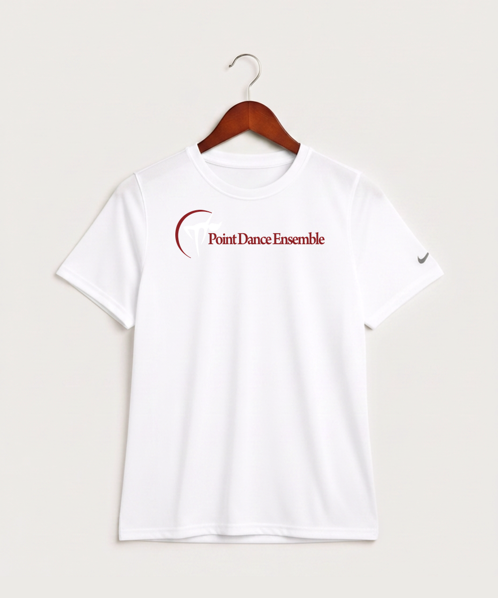 Point Dance Ensemble Dance - White Nike Youth Swoosh Sleeve rLegend Tee NKDX8787