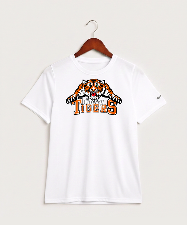 Cherry High School Athletics Coed - White Nike Youth Swoosh Sleeve rLegend Tee NKDX8787
