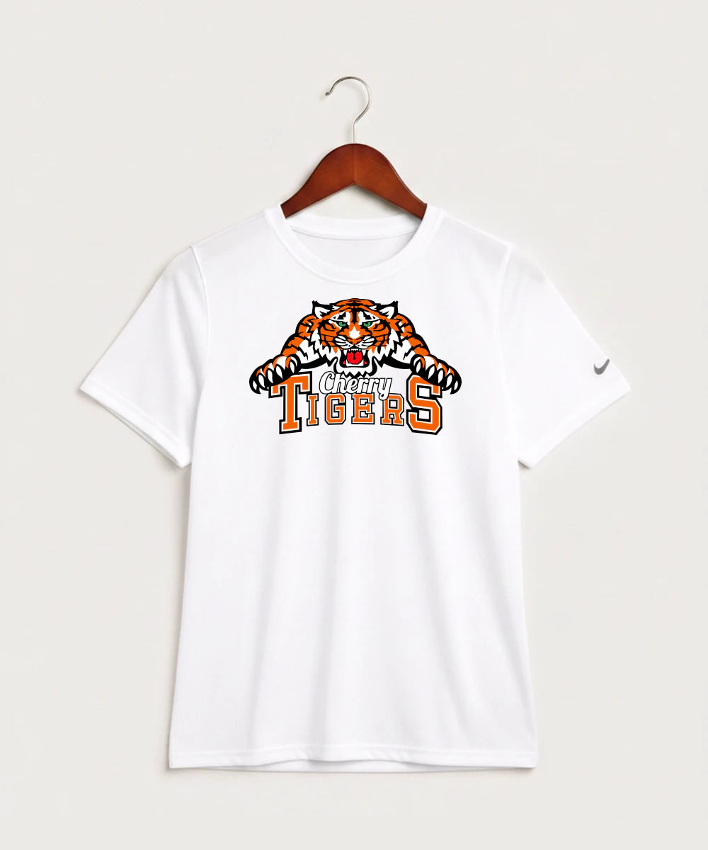 Cherry High School Athletics Coed - White Nike Youth Swoosh Sleeve rLegend Tee NKDX8787