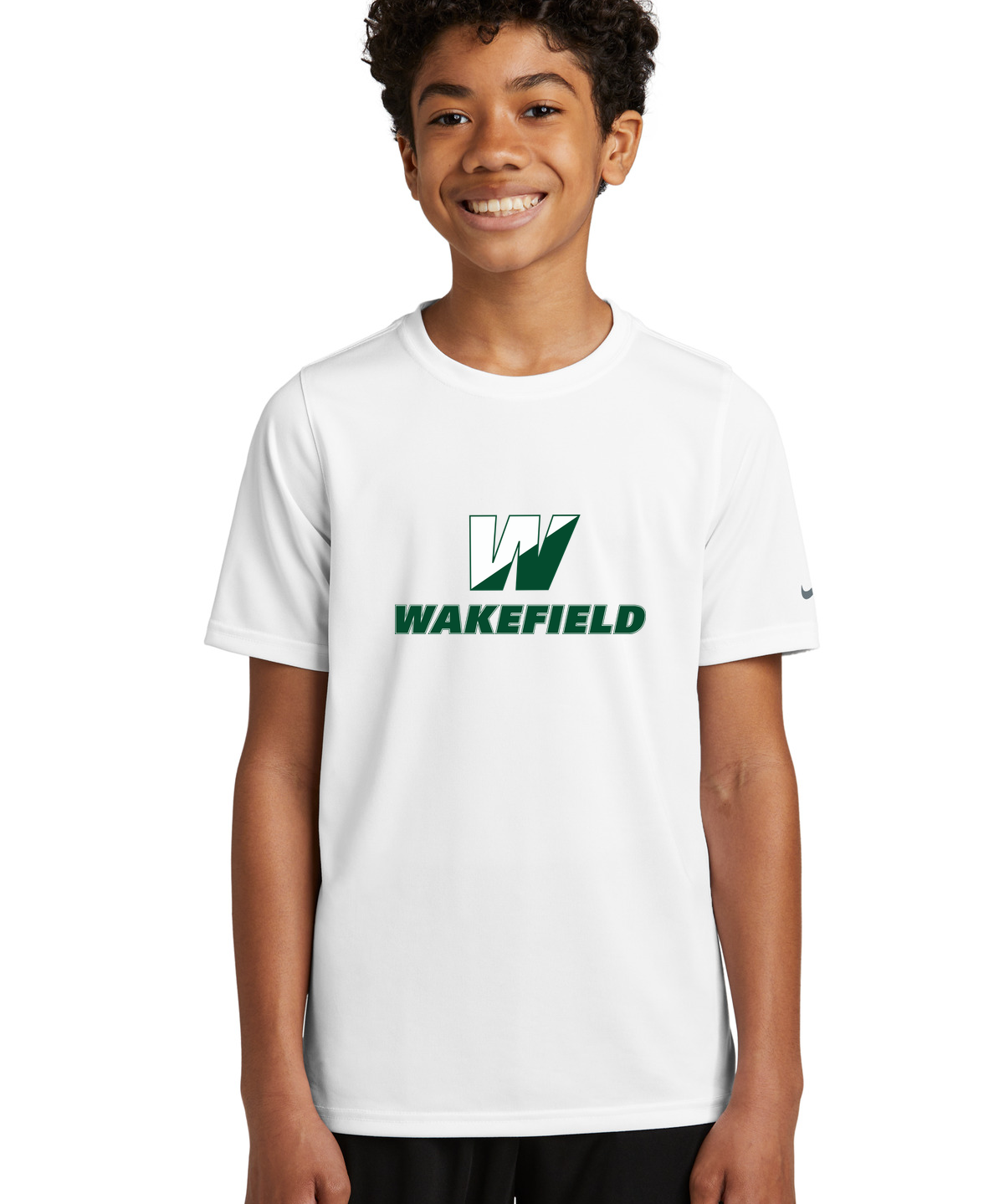 Wakefield High School N/A - White Nike Youth Swoosh Sleeve rLegend Tee NKDX8787