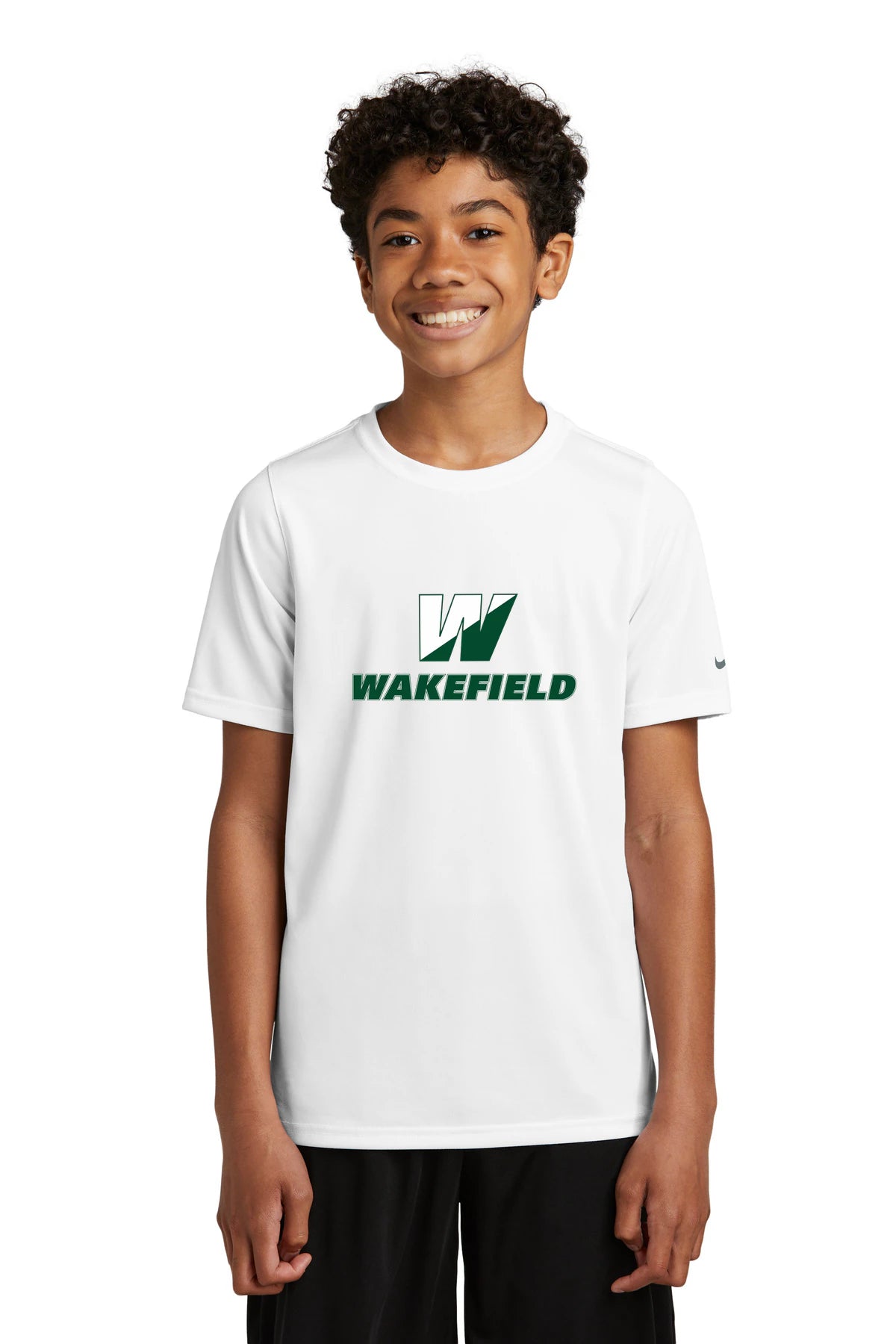 Wakefield High School N/A - White Nike Youth Swoosh Sleeve rLegend Tee NKDX8787