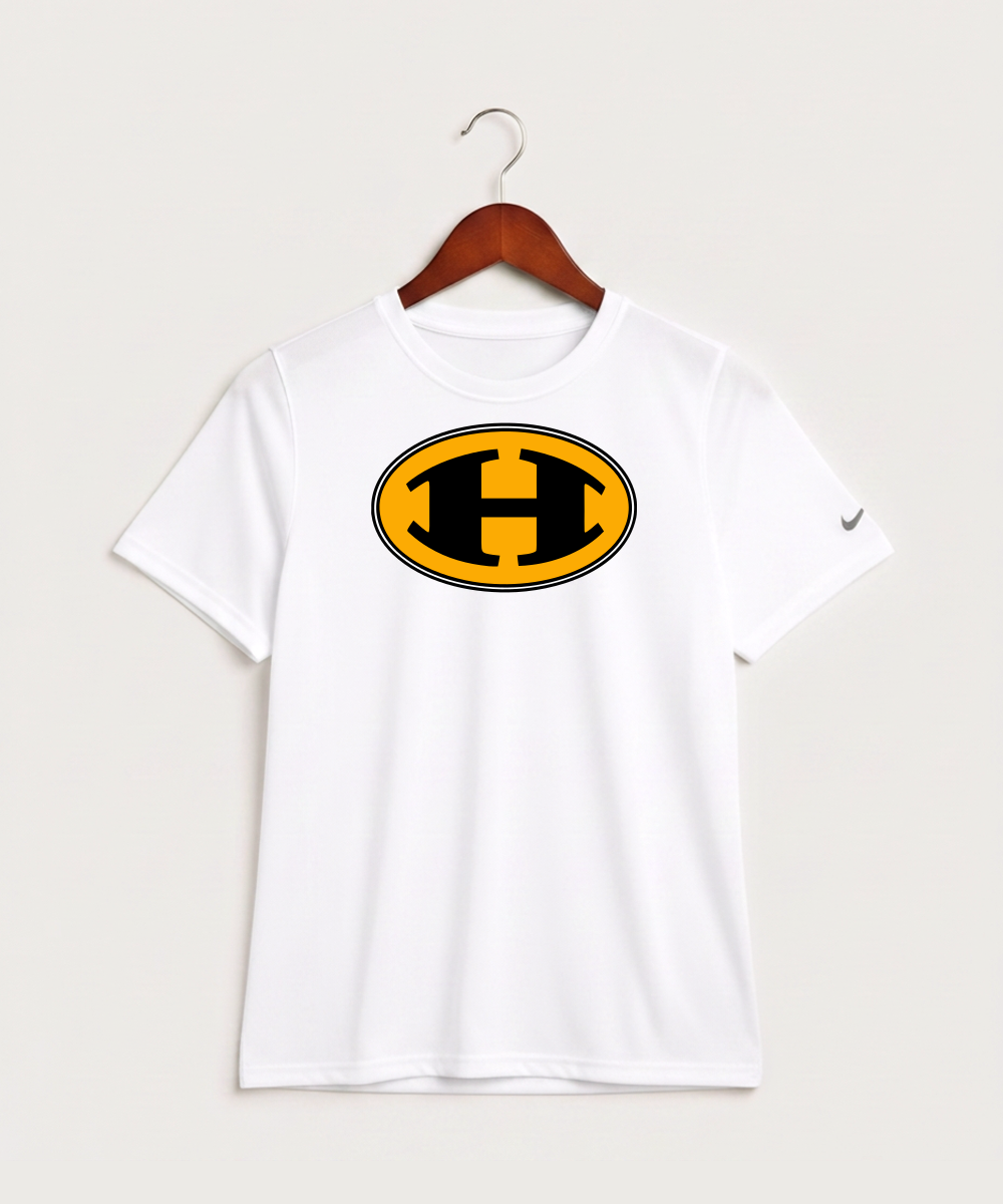 Hutchinson High School Football (Boys) - White Nike Youth Swoosh Sleeve rLegend Tee NKDX8787