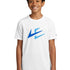 Notre Dame High School Team Store - White Nike Youth Swoosh Sleeve rLegend Tee NKDX8787