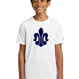 St. Peter Athletics - White Nike Youth Swoosh Sleeve rLegend Tee NKDX8787