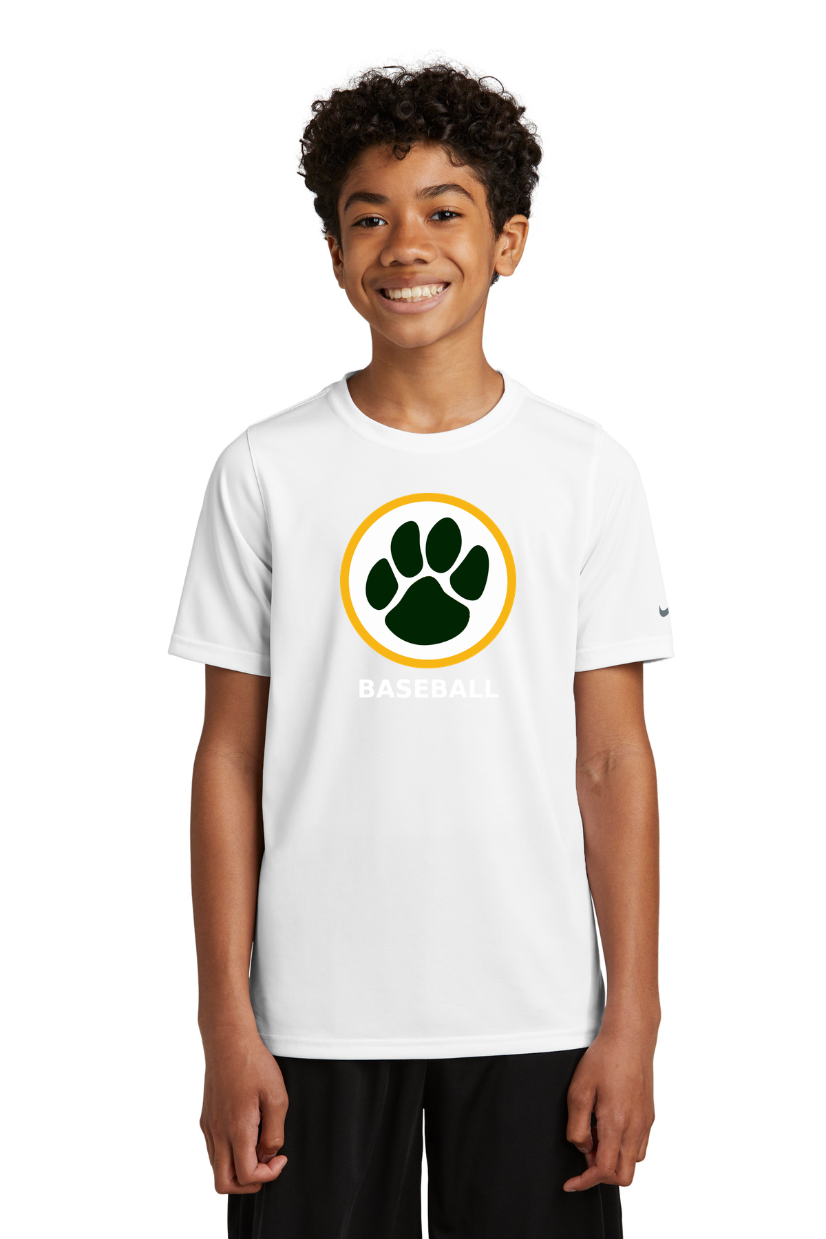 Ashwaubenon Baseball — final e2e test - White Nike Youth Swoosh Sleeve rLegend Tee NKDX8787