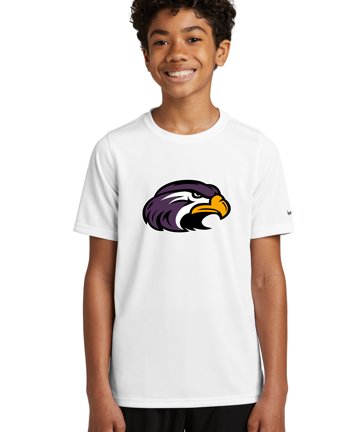 Montevideo Football - White Nike Youth Swoosh Sleeve rLegend Tee NKDX8787
