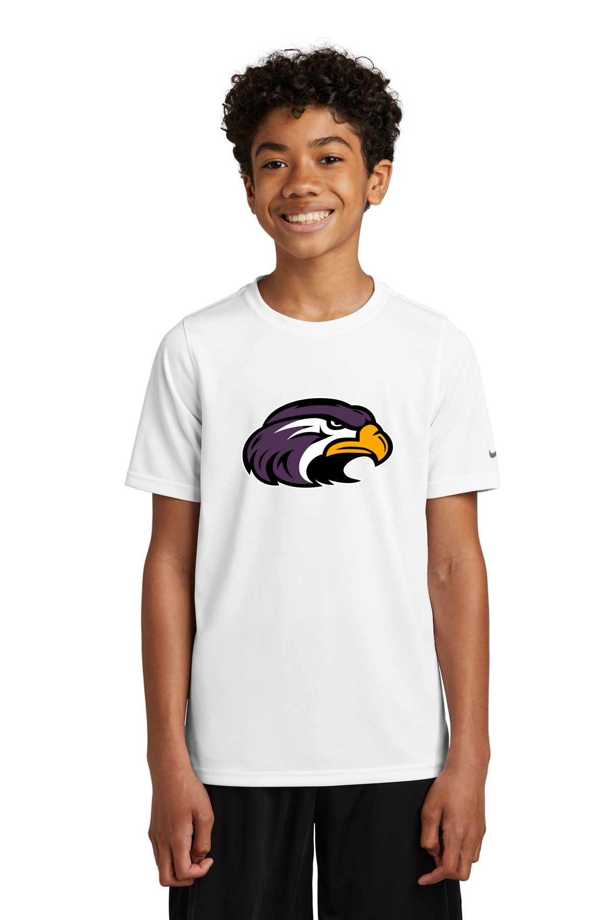 Montevideo Football - White Nike Youth Swoosh Sleeve rLegend Tee NKDX8787