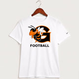 Giltner High School Football - White Nike Youth Swoosh Sleeve rLegend Tee NKDX8787